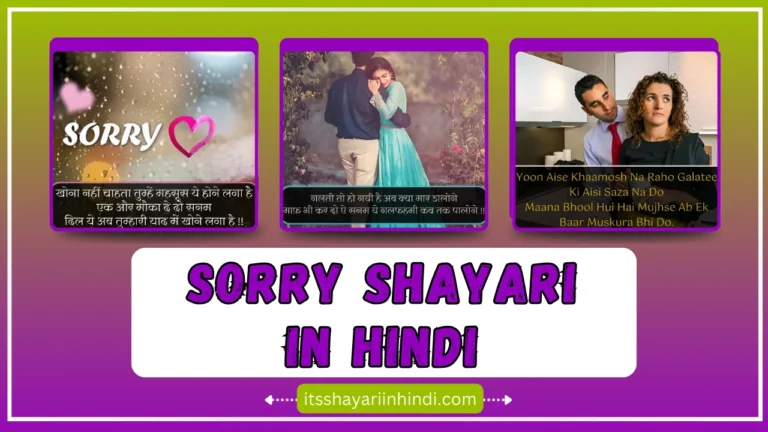 Sorry Shayari