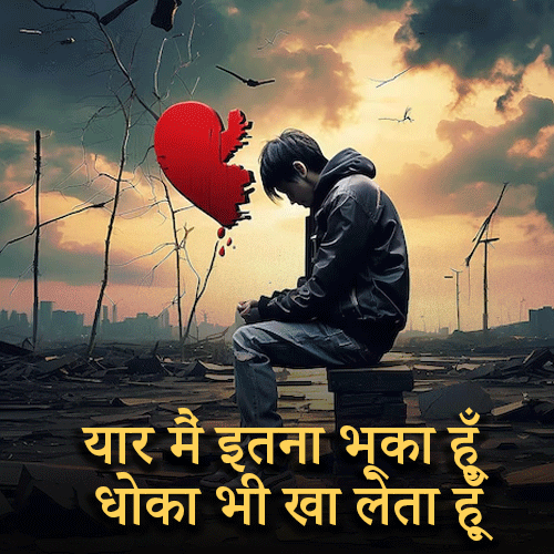 Dhoka Shayari Photo